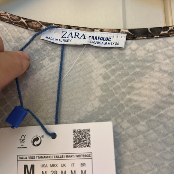 Zara snakeskin bodysuit - Picture 4 of 8